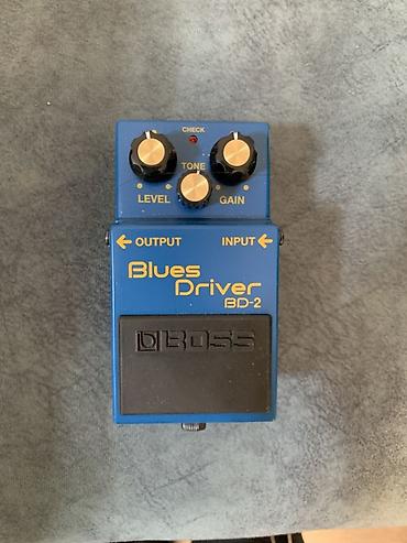 Гитары: Гитарная педаль перегруза BOSS Blues Driver BD-2 - Классический — 1
