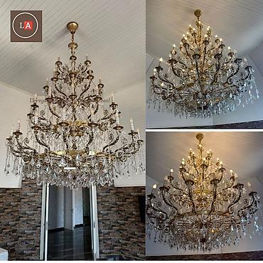 Çilçıraqlar: Çılçıraq, 10 və daha çox lampa, Xrustal — 1