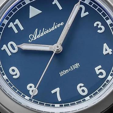 Ručni satovi: ADDIESDIVE AD2079 - 36mm - Plava Potpuno nov muški sat ADDIESDIVE — 5