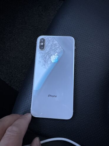 Apple iPhone: IPhone X, Б/у, 64 ГБ, Белый, 80 %