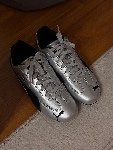 nike react: Кроссовки, 38, 38.5, Puma, Новый, цвет - Серебристый, Самовывоз — 1