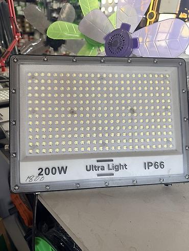 Светодиодный прожектор Ultra Light 200W, степень защиты IP66. - lalafo.kg да Светодиодный прожектор Ultra Light 200W, степень защиты IP66. -
