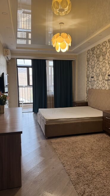 центральная мечеть: 2 бөлмө, 70 кв. м, Элитка, 5 кабат, Евроремонт