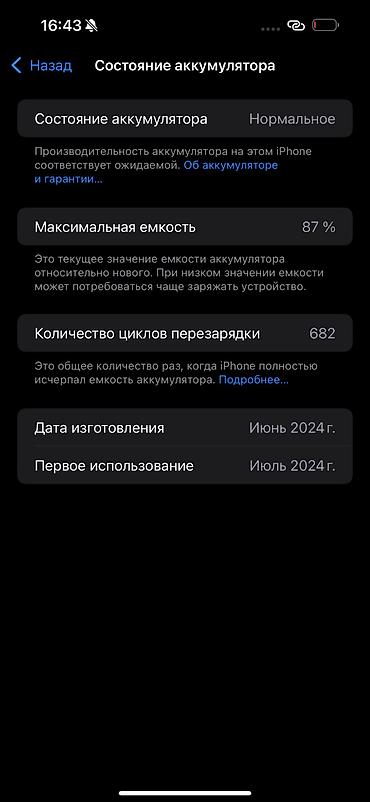 Apple iPhone: IPhone 15 Pro Max, Б/у, 256 ГБ, Графит, Зарядное устройство — 10