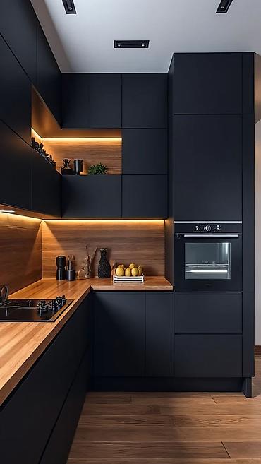 silver kitchen: Кухня от 9 000 сом/м² | 3D проект бесплатно Премиальная мебель от — 1