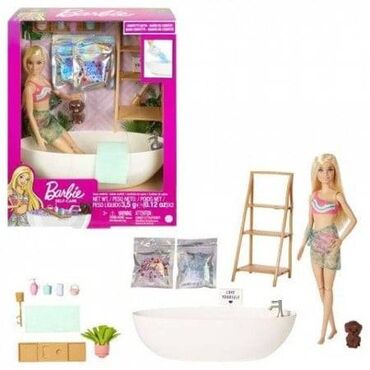 Igračke: Kao nov Barbi spa set kupatilo s kadom, spa i kupkama za lutke set — 11