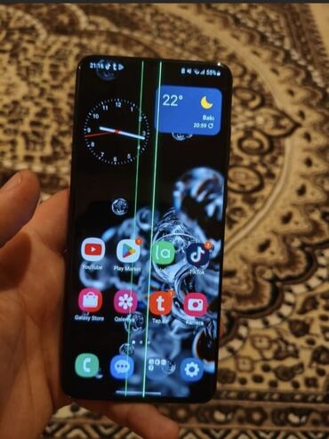 Samsung: Samsung Galaxy S20 Plus, 128 GB, rəng - Qara, Zəmanət, Barmaq izi, Simsiz şarj