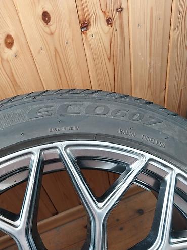 e6 3: Комплект летних колес на дисках Vossen. - Диски: литые Vossen — 10