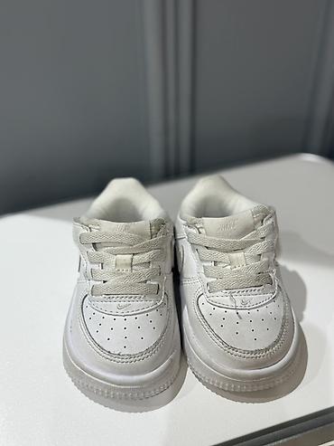 Детская обувь: Цвет - Белый Кроссовки, Nike, Размер: 19.5, Унисекс — 2