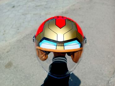 Шлемы: Игровой защитный Шлем для Ребёнка Железный человек! Отличный подарок