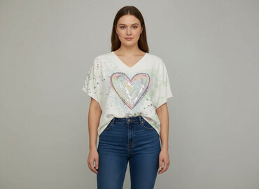 saint laurent t shirty: Жіноча блуза, розмір One size