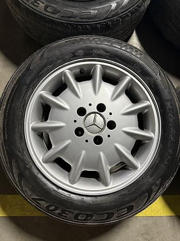 215 70 сешка: Литые Диски R 16 Mercedes-Benz, Комплект, отверстий - 5, Б/у — 1