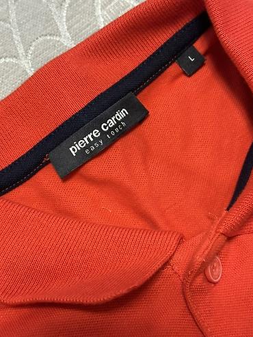 kişi paltosu: Polo köynək, Pierre Cardin, L, rəng - Qırmızı — 1
