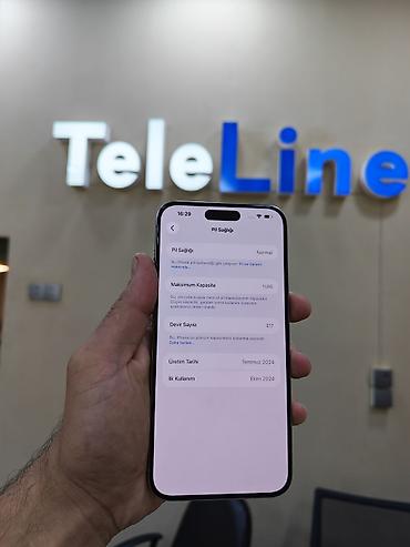 samsung iphone barter: IPhone 15 Pro Max, 256 GB, Natural Titanium, Zəmanət, Simsiz şarj, Face ID — 2