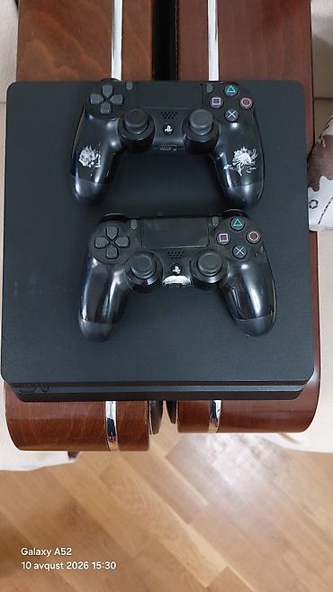 sony dvd: PlayStation 4 Slim oyun konsolu paketi - Model: PS4 Slim - Yaddaş: 1 — 1
