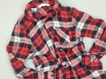 Kids' Clothes: Shirt 10 years, condition - Good, pattern - Cell, color - Red