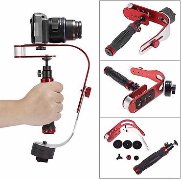 Фотоаппараты: ВидеоСтабилизатор ручной для камеры Canon/Nikon/Sony, смартфонов — 4