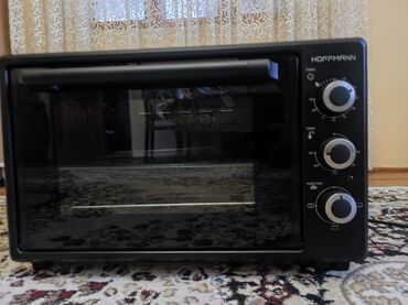 işlənmiş qaz sobası: Духовка Электрическая, цвет - Черный, Отдельностоящая, Б/у