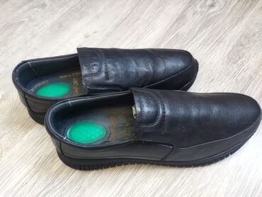 Чайники: Kişi loafer ayaqqabısı - Rəng: qara - Üst material: təbii dəri -
