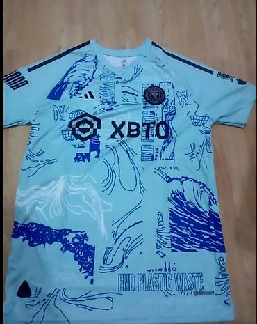 Futbolkalar: Futbolka, Adidas, M, rəng - Mavi — 1