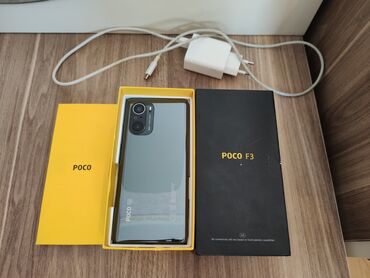 Poco: Poco F3, 128 GB, rəng - Qara, Barmaq izi, Sənədlərlə