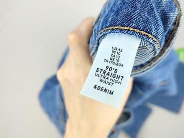 bravo moda botki: Denim, Jeansy damskie, rozmiar L — 4