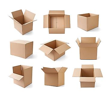 konteynerdən mağaza: Karton qutular – müxtəlif ölçü və modellər - Material: möhkəm — 1