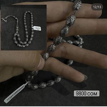 Серебряные браслеты: Серебряные четки — несколько вариантов дизайна. - Материал: серебро — 11