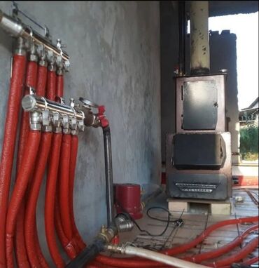 Отопление: Установка батарей, Установка котлов, Теплый пол Бесплатная консультация Больше 6 лет опыта — 7