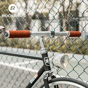 косу купить: Грипсы замшевые Rockbros ✅ Материал: Натуральная замша, ударопрочный — 1