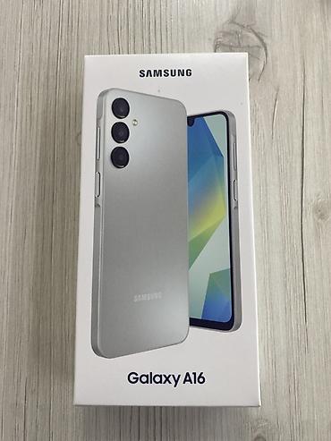 Samsung Galaxy A16, Новый, 128 ГБ, цвет - Серебристый, В рассрочку, 2 SIM