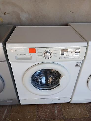 Məişət texnikası: LG paltaryuyan maşın – Inverter Direct Drive, 6 kq - Ön yükləməli — 1