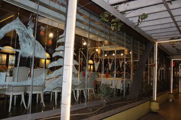 Bayram bəzəkləri: Şüşə vitrinlər üçün Yeni il və qış mövzusunda dekorativ rəsmlər — 7