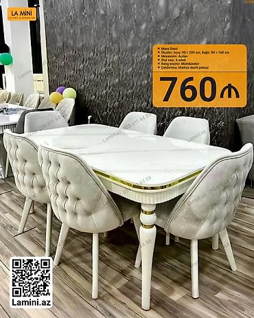 Ev və bağ: Masa dəsti – La Mini - Masa ölçüləri: Açıq 90×200 sm, bağlı 90×160 sm — 1