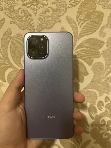 телефон fly 114: Huawei Nova Y61, 64 GB, rəng - Bej, Barmaq izi