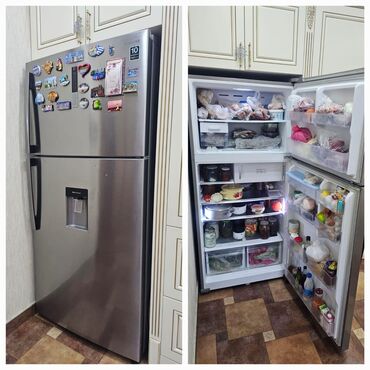 sovet soyuducu: İşlənmiş 2 qapılı Samsung Soyuducu Satılır, rəng - Boz