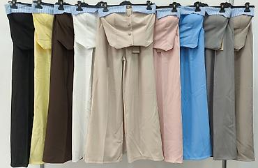 Kompleti: ✅Ženski komplet – strapless korset top i široke pantalone
✅3000 din — 11