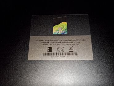 Huawei: Huawei noutbuk - Brend: Huawei - Korpus rəngi: boz (Space Gray — 11