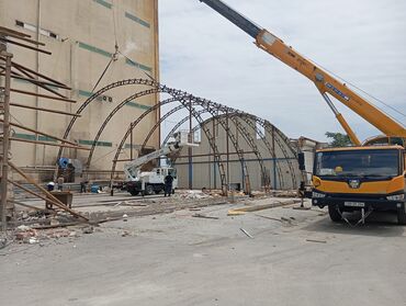 Anbar və emalatxanalar: Anbar Anqar tipli metal konstruksiyalı anbar/istehsalat sahəsi - Qövs — 11