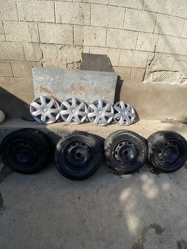 Колеса в сборе: Колеса в сборе 185 / 70 / R 14, Зима, Комплект, Легковые, Железные — 8