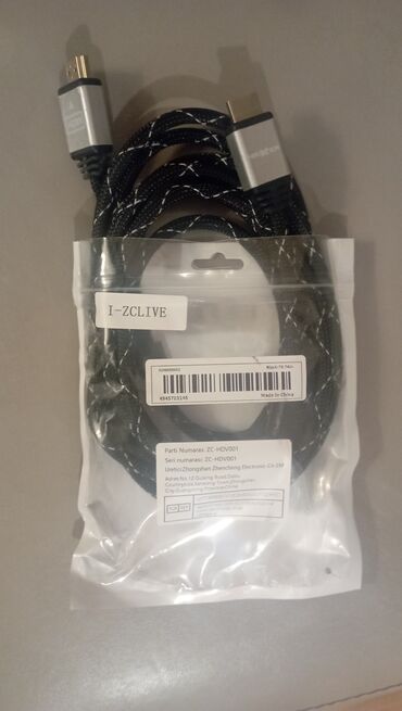 playstation 3 oyun yazılması: HDMI kabel 3 metr, möhkəm dizayn - Model: ZC-HDV001 (istehsalçı