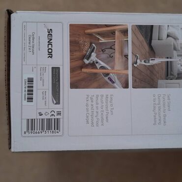 Štapni usisivači: Nov Sencor Svc 7814Vt bežični štapni usisivač 2 U 1 Nov neraspakovan — 8