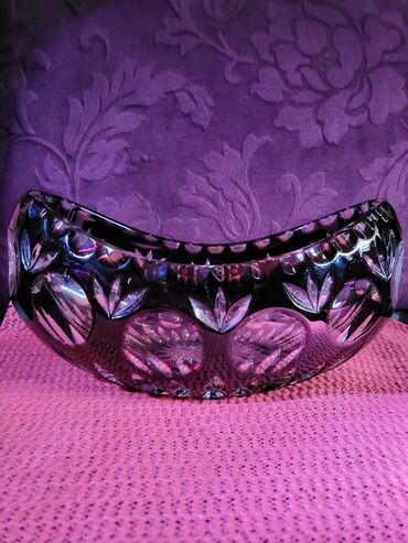 Ostalo posuđe: Cinija nova gondola,kristal,led kristal 70te Nachtmann. Cinija je — 6