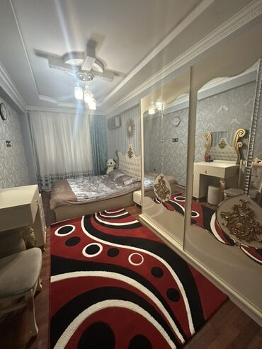 Uzunmüddətli kirayə mənzillər: Mətbəx hissəsində ağ rəngli modul mebellərlə təchiz olunmuş, qara -da lalafo.az — 11 Uzunmüddətli kirayə mənzillər: Mətbəx hissəsində ağ rəngli modul mebellərlə təchiz olunmuş, qara — 11