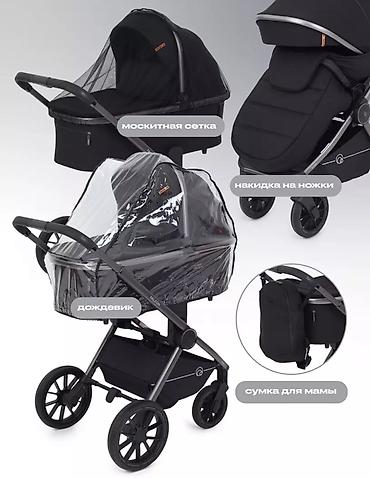 Коляски: Коляска, Другой бренд, цвет - Черный, Б/у, Самовывоз, Платная доставка — 10