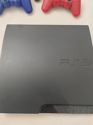 PS3 (Sony PlayStation 3): Прошитая Sony PlayStation 3 Slim (PS3) Идеальное состояние. память 298 — 2