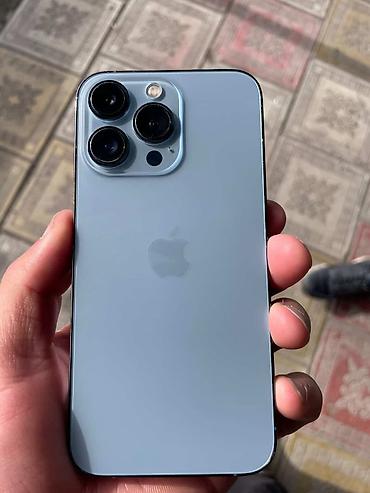 Apple iPhone: IPhone 13 Pro, Б/у, 256 ГБ, Sierra Blue, Чехол, 81 % — 1
