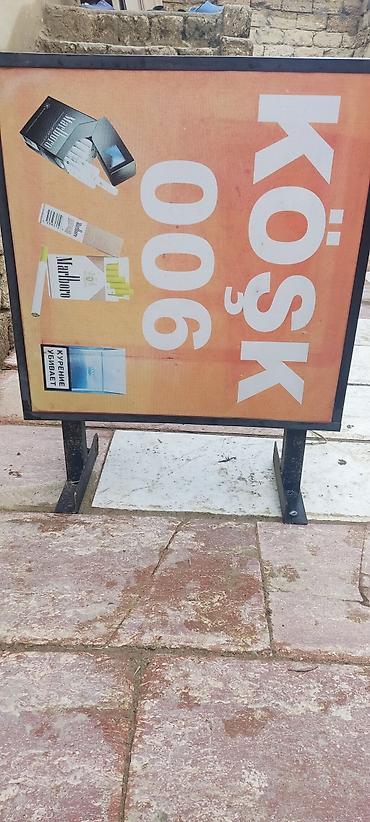 Reklam lövhələri: Reklam lövhəsi – “Köşk 006” üçün ikiüzlü, yerüstü dayanacaq tipli — 3