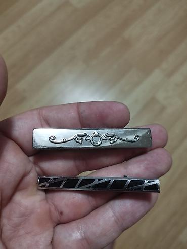 kohnə kravat: Məhsul: Kişi qalstuk sancaq dəsti (2 ədəd) - Material: Metal korpus — 1