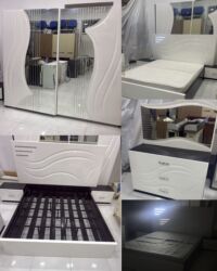 Qida məhsulları: Yataq desti 740 azn. Mdf matreali,masin boyasiyladi.(Olcu Dolab E